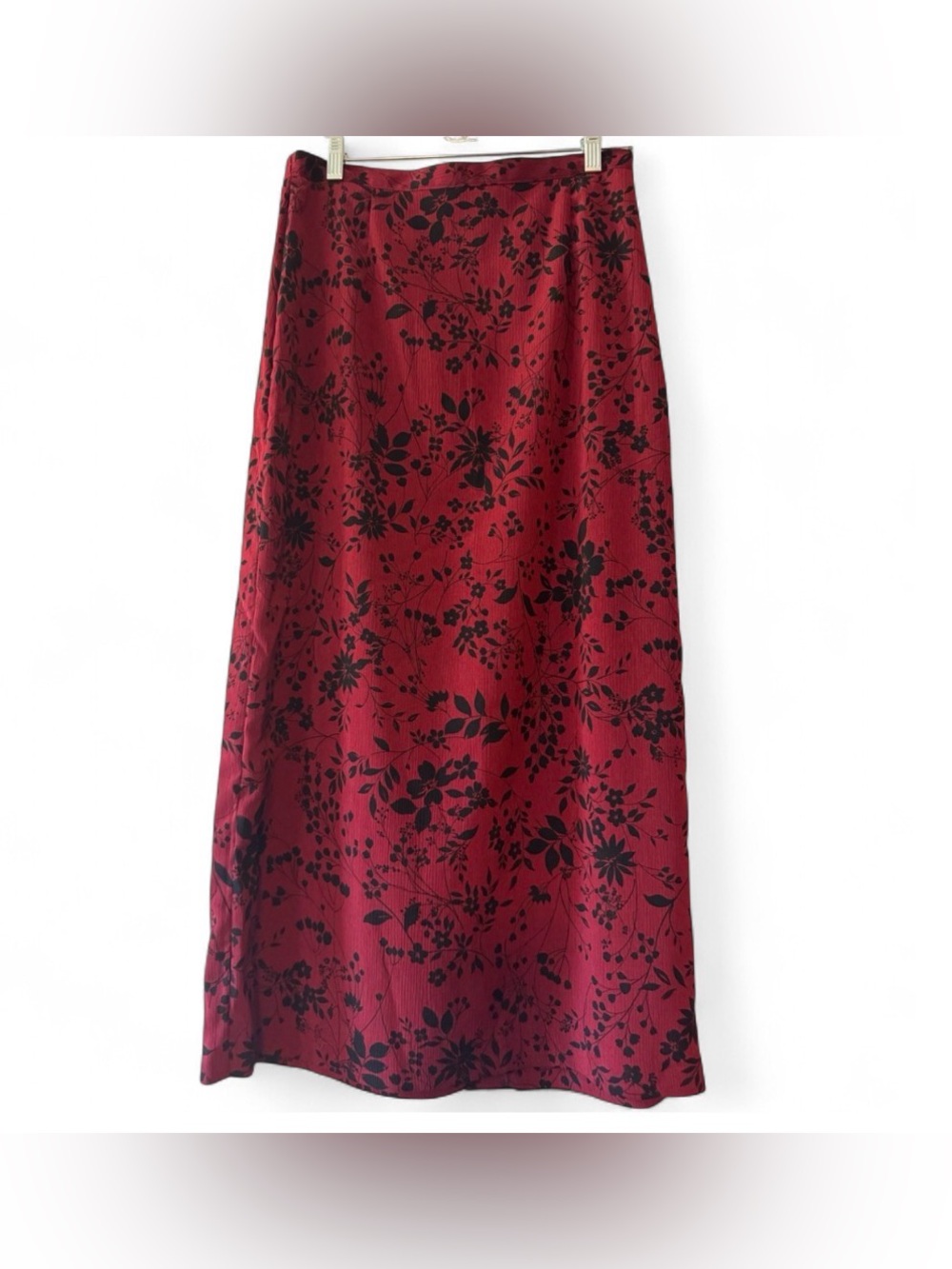 Y2K floral midi skirt